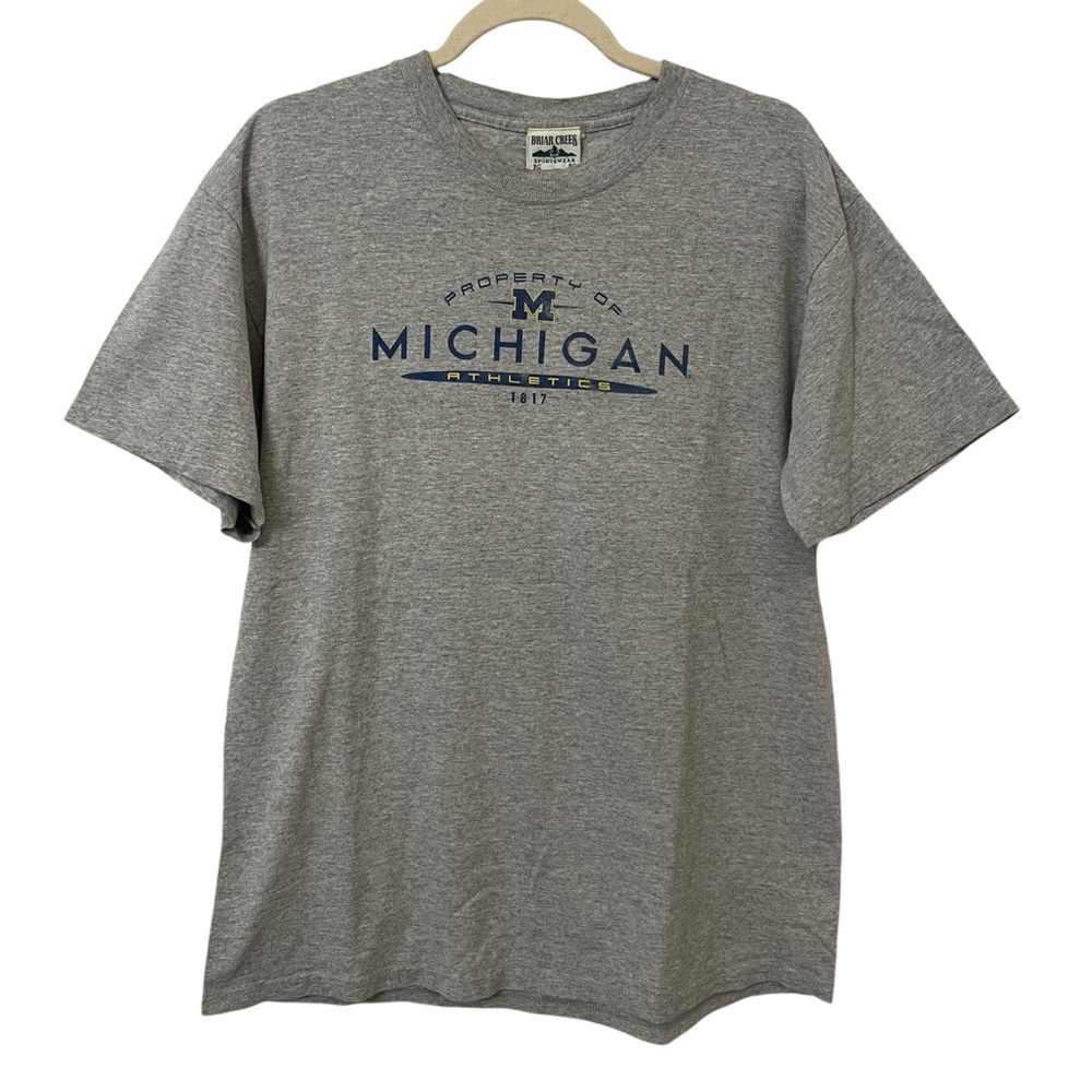 Briar Creek Sportswear Large Gray University of Michigan Athletics T-Shirt